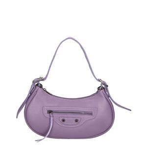 Chiara Ferretti Leather Shoulder Bag, Purple
